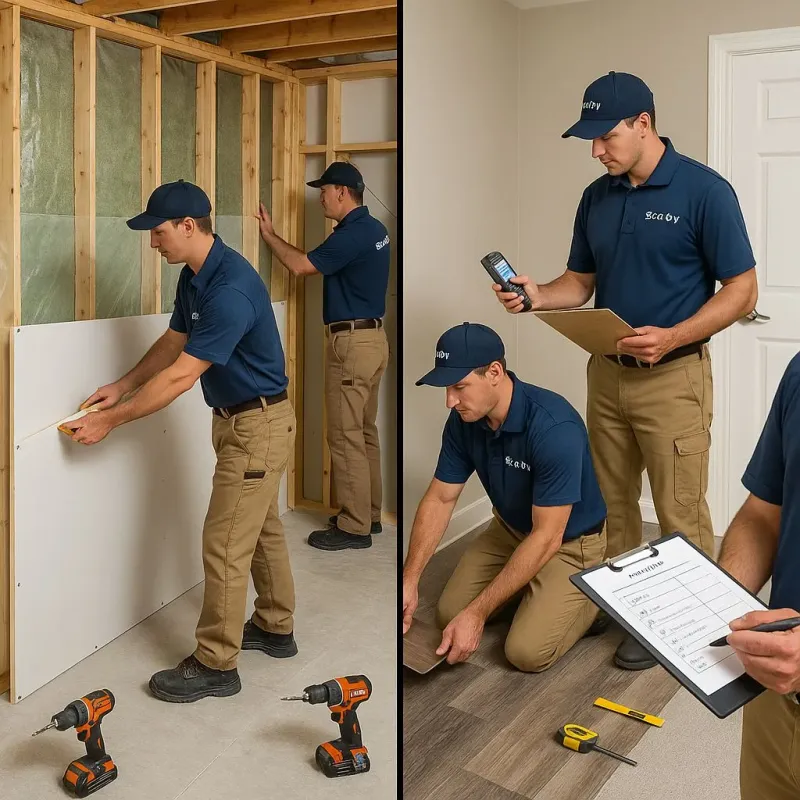 Repairs and Reconstruction process in Aurora, IN